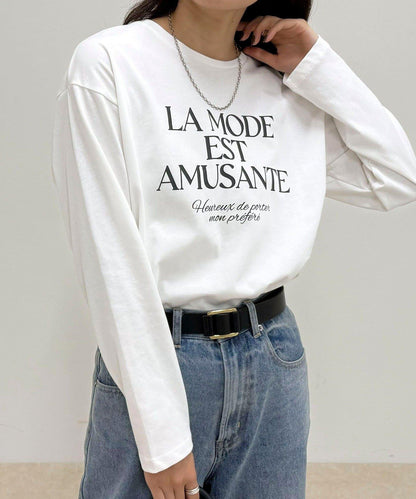 logo印花長袖T恤