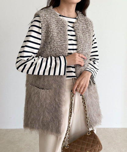 簡約條紋長袖T恤