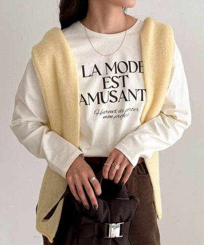 logo印花長袖T恤