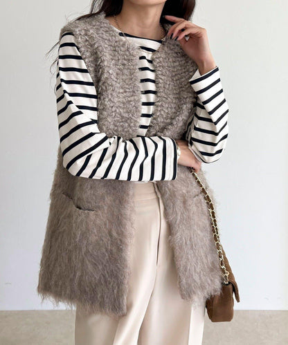 簡約條紋長袖T恤