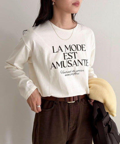 logo印花長袖T恤