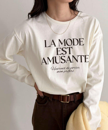 logo印花長袖T恤