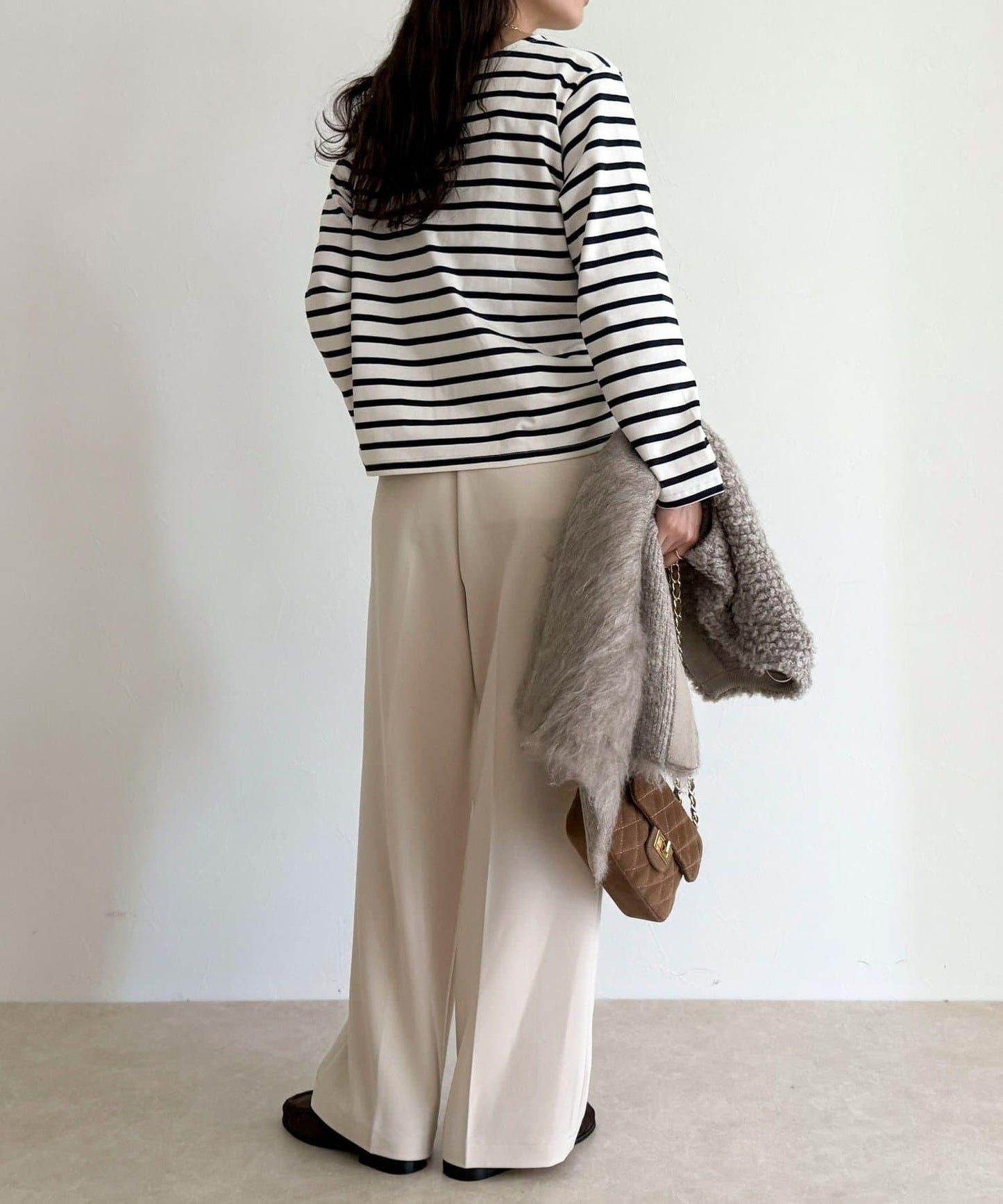 簡約條紋長袖T恤