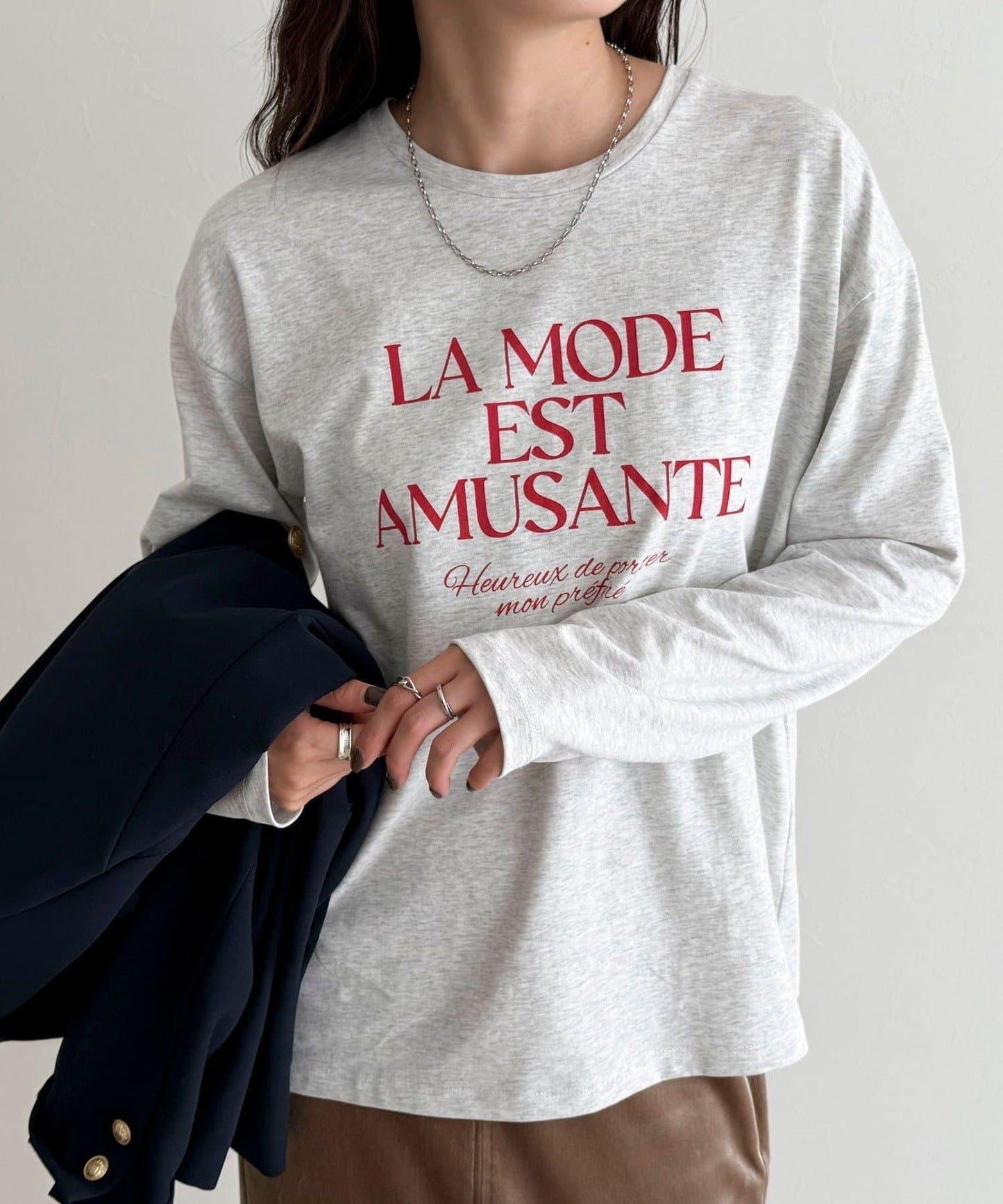 logo印花長袖T恤