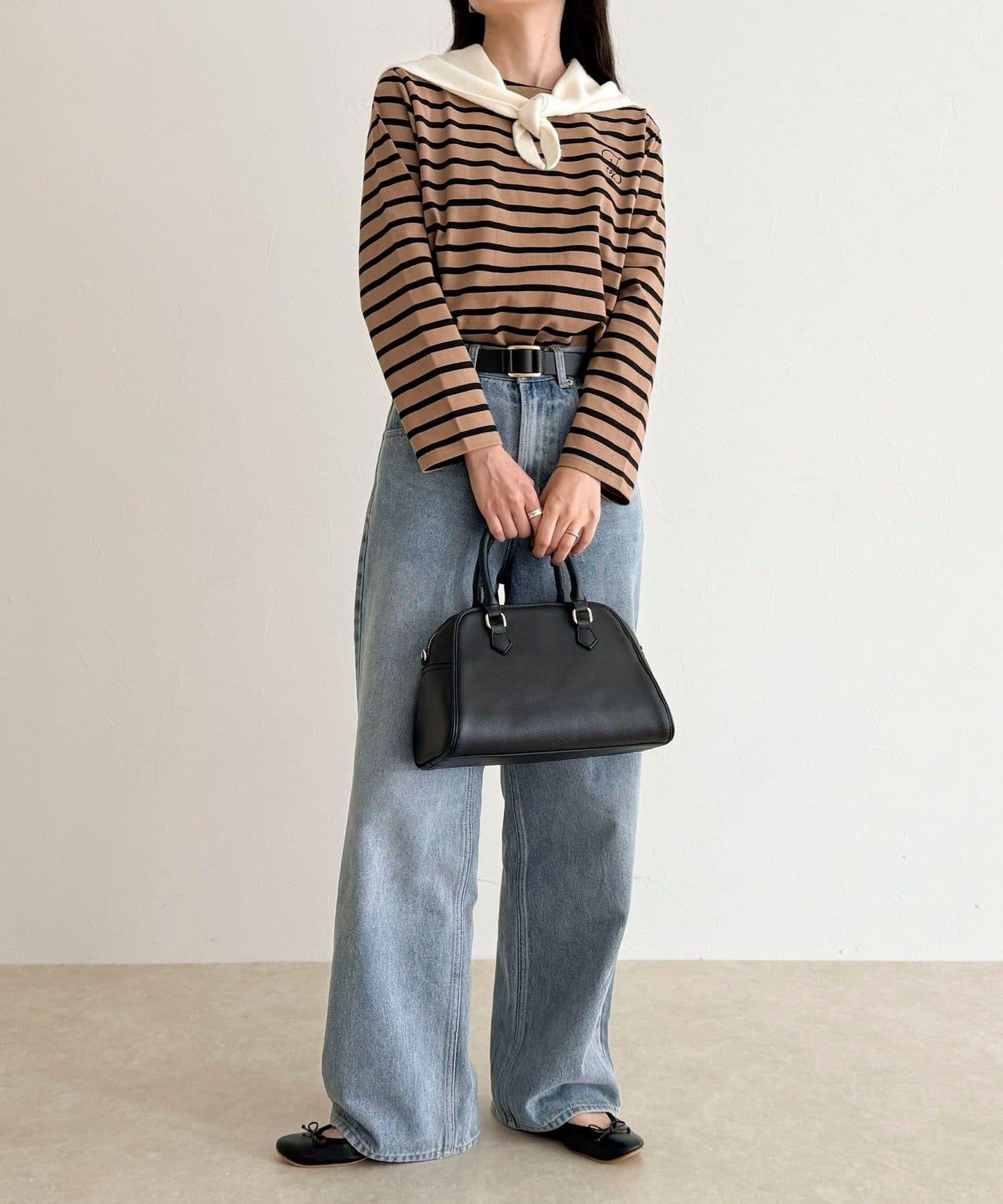 簡約條紋長袖T恤