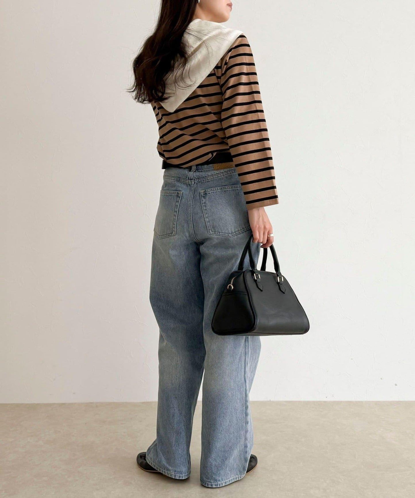 簡約條紋長袖T恤