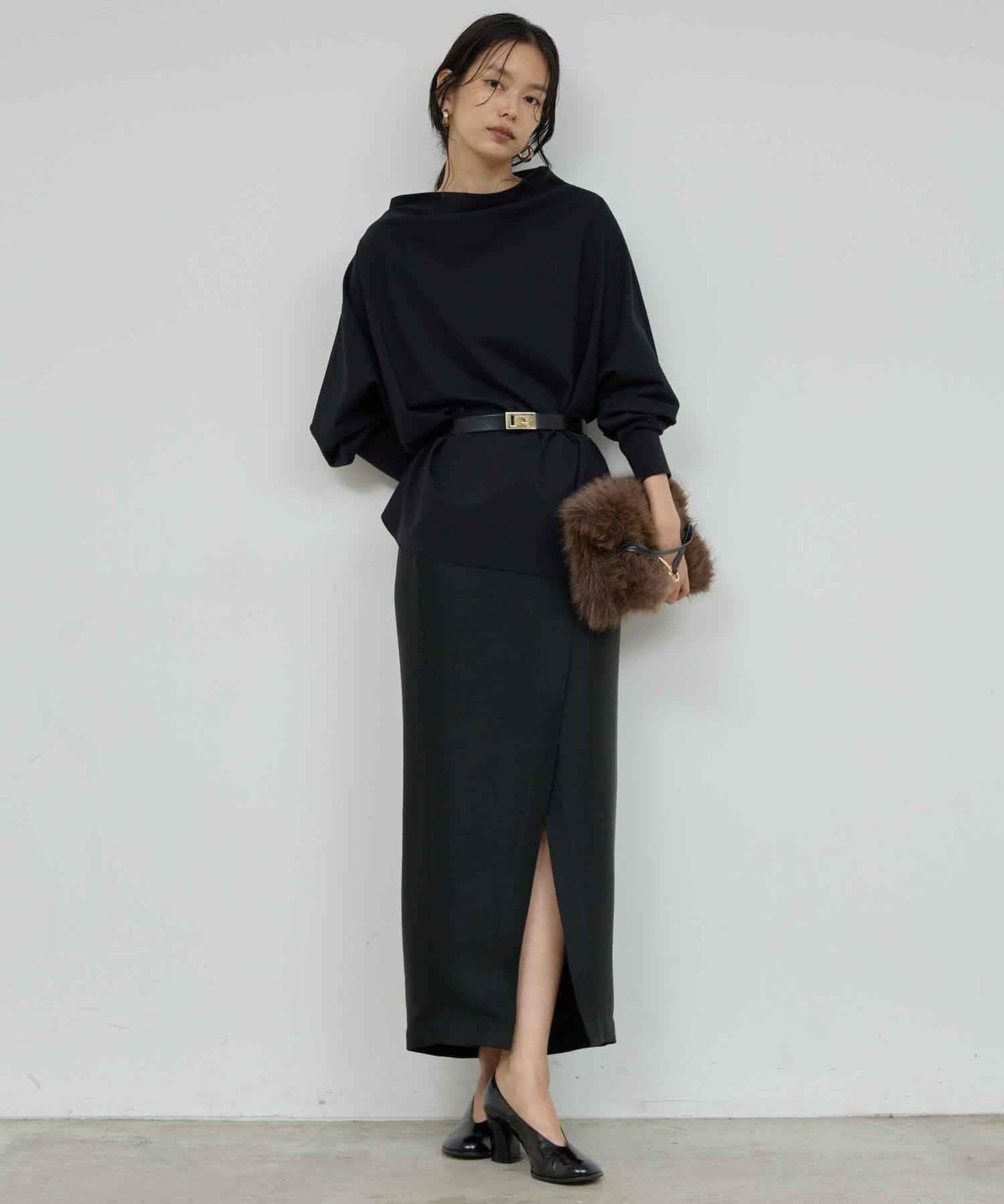 醋酸斜紋半身裙