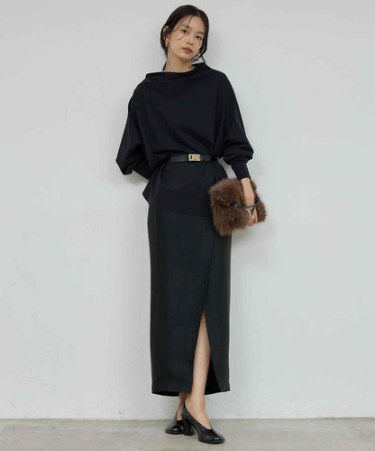 醋酸斜紋半身裙