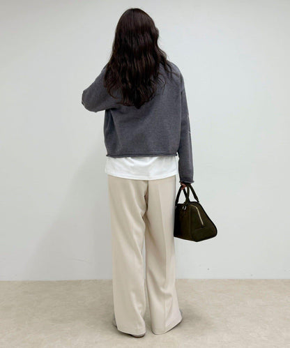 愛心縫線針織套頭衫