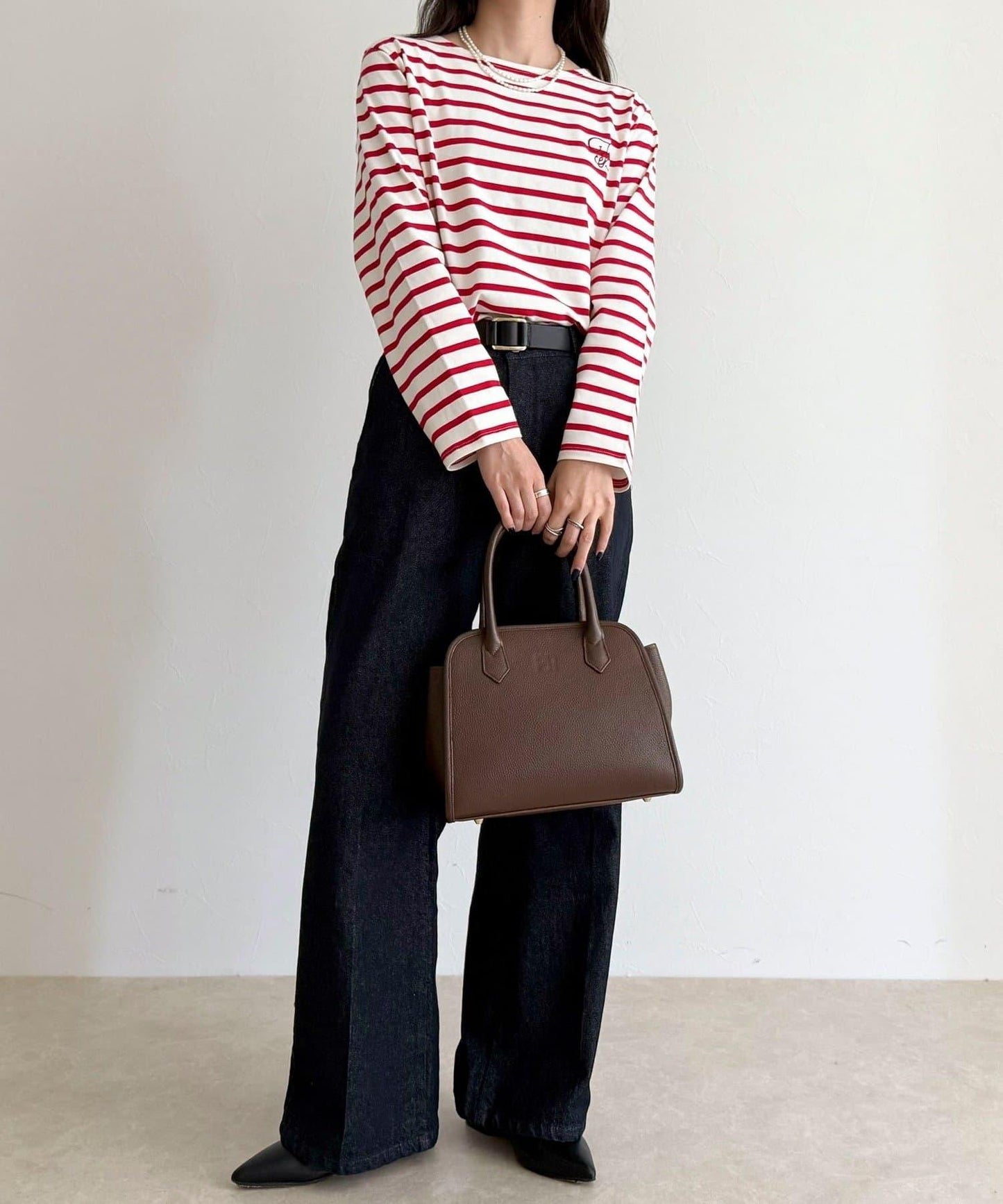 簡約條紋長袖T恤