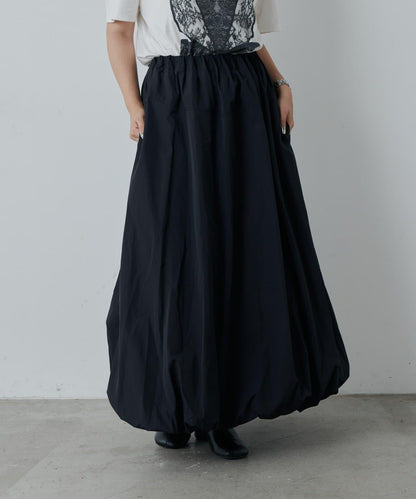 尼龍抽褶泡泡裙