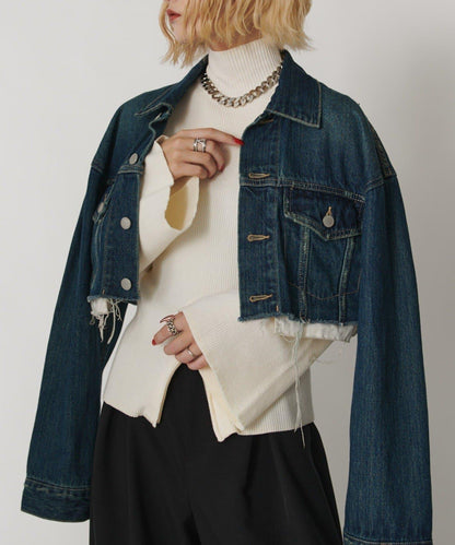 2WAY喇叭袖針織衫