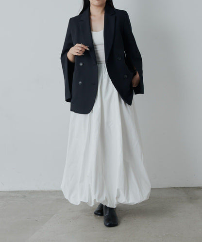 尼龍抽褶泡泡裙