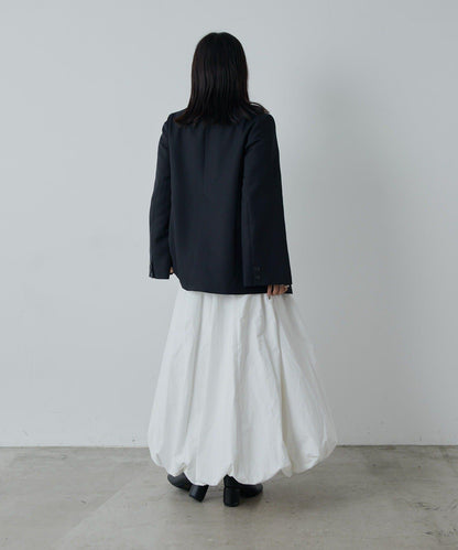 尼龍抽褶泡泡裙