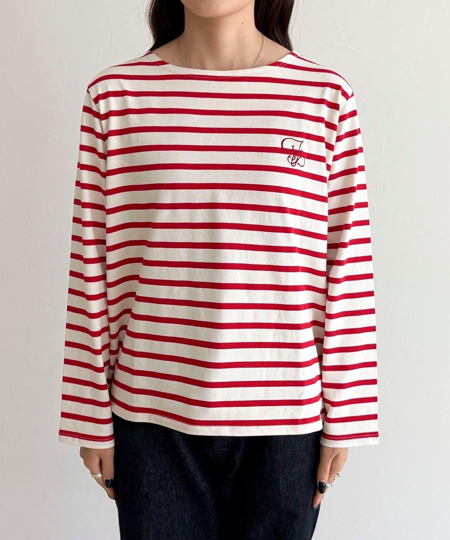 簡約條紋長袖T恤