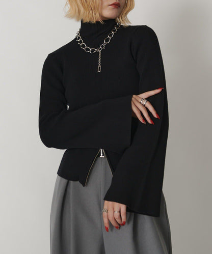 2WAY喇叭袖針織衫