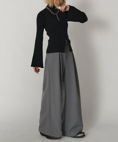 2WAY喇叭袖針織衫