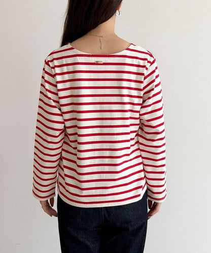 簡約條紋長袖T恤