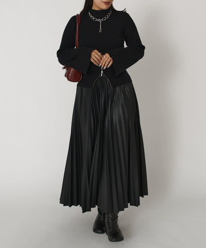 2WAY喇叭袖針織衫