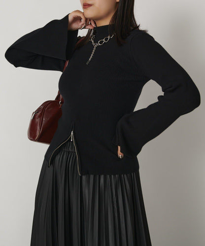 2WAY喇叭袖針織衫