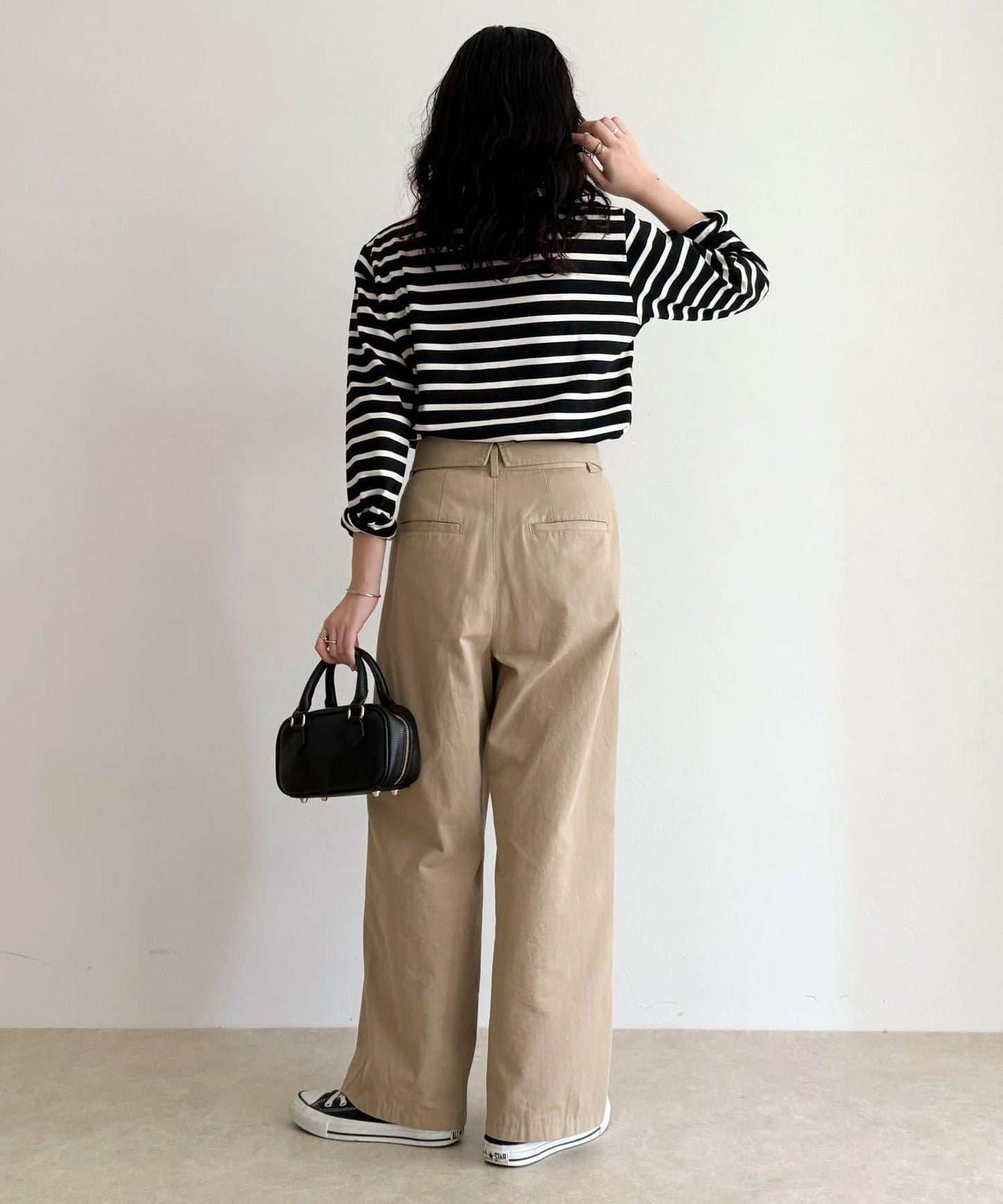 簡約條紋長袖T恤