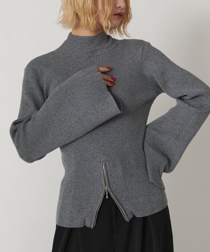 2WAY喇叭袖針織衫