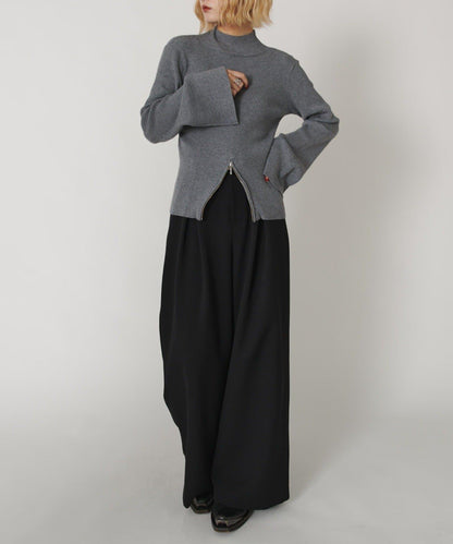 2WAY喇叭袖針織衫