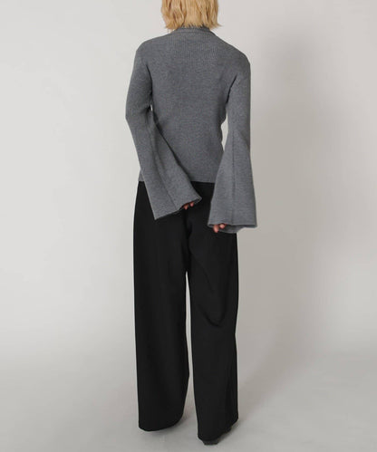 2WAY喇叭袖針織衫