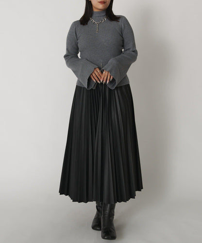 2WAY喇叭袖針織衫