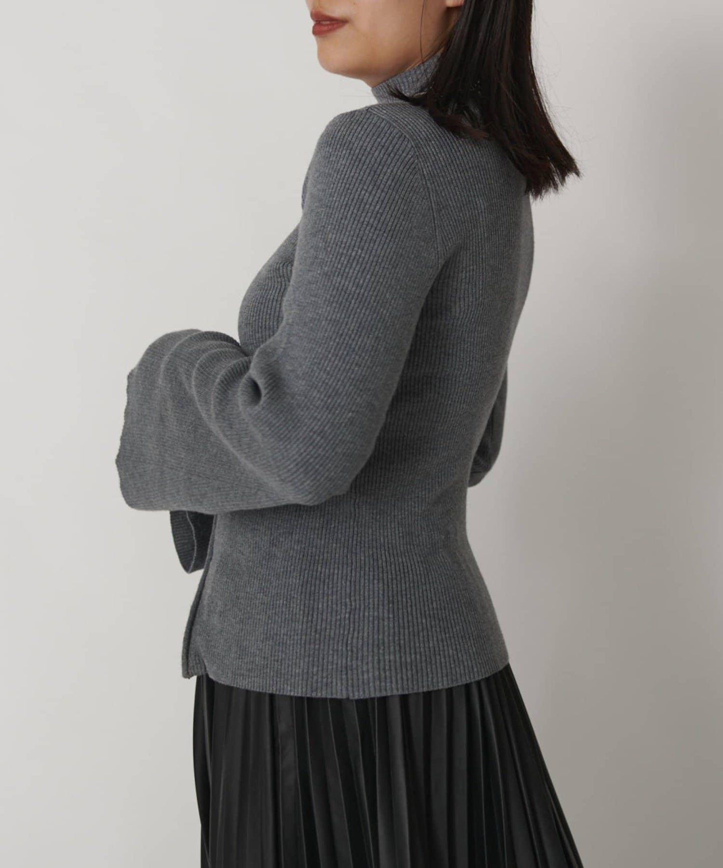 2WAY喇叭袖針織衫