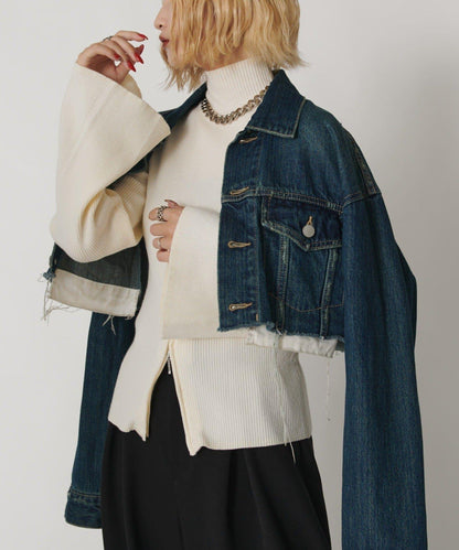 2WAY喇叭袖針織衫