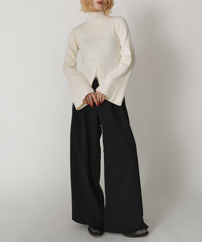 2WAY喇叭袖針織衫