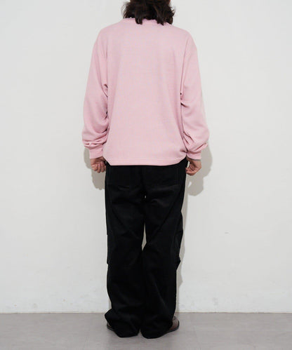 寬鬆燈芯絨闊腿褲