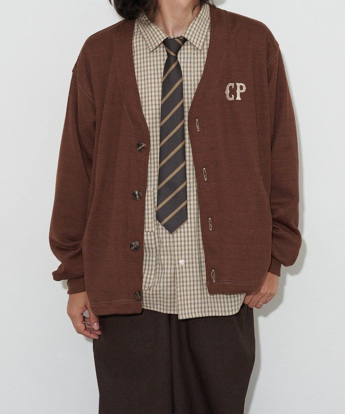 【Ciaopanic】CP標誌縫線開衫