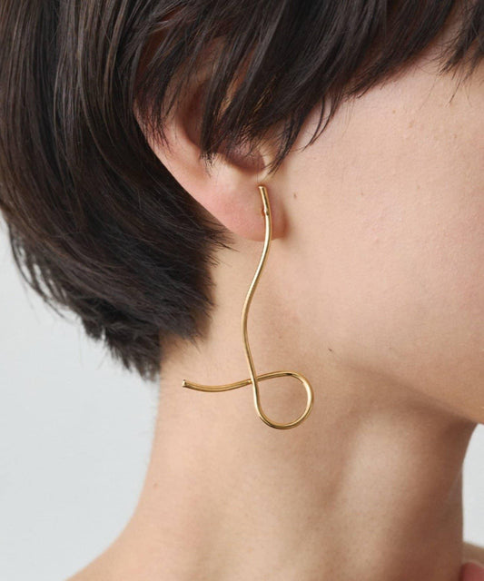 【GALENA/ガレナ】環形線條耳環