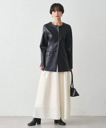 Loungedress 壓紋傘擺 半身裙