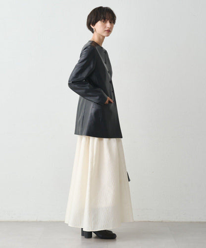 Loungedress 壓紋傘擺 半身裙