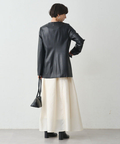 Loungedress 壓紋傘擺 半身裙