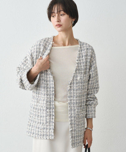 混紡花呢夾克