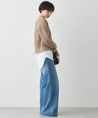 金色紐釦針織開衫