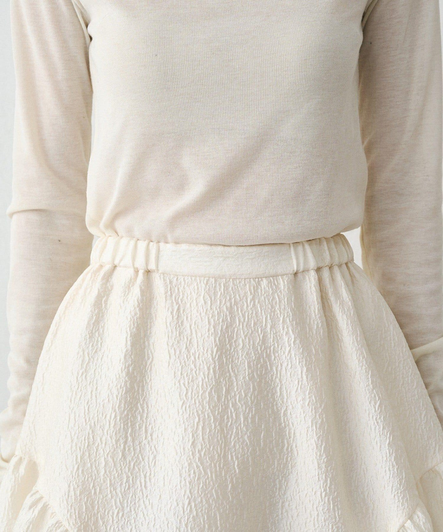 Loungedress 壓紋傘擺 半身裙