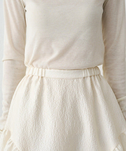 Loungedress 壓紋傘擺 半身裙