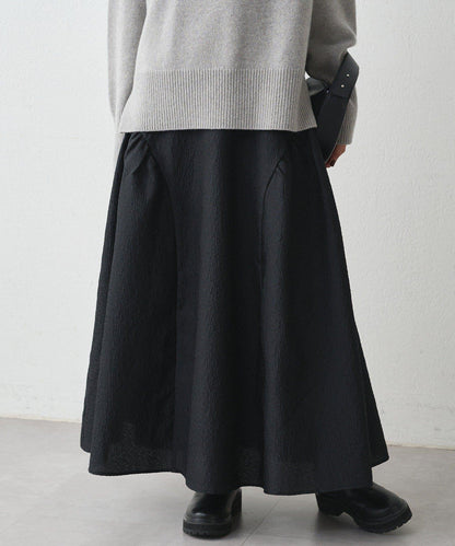 Loungedress 壓紋傘擺 半身裙