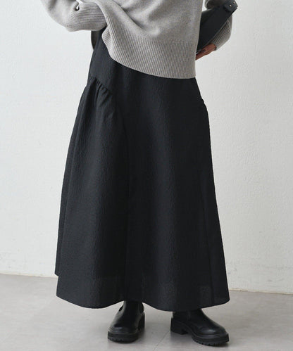 Loungedress 壓紋傘擺 半身裙