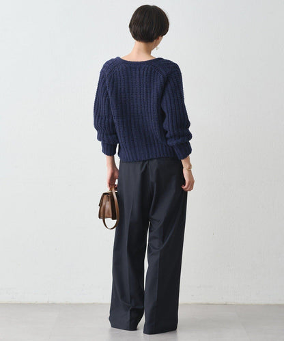 金色紐釦針織開衫