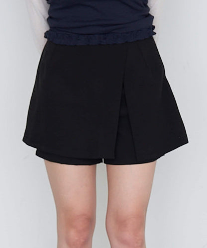 【RAY CASSIN】開衩疊穿半身裙褲