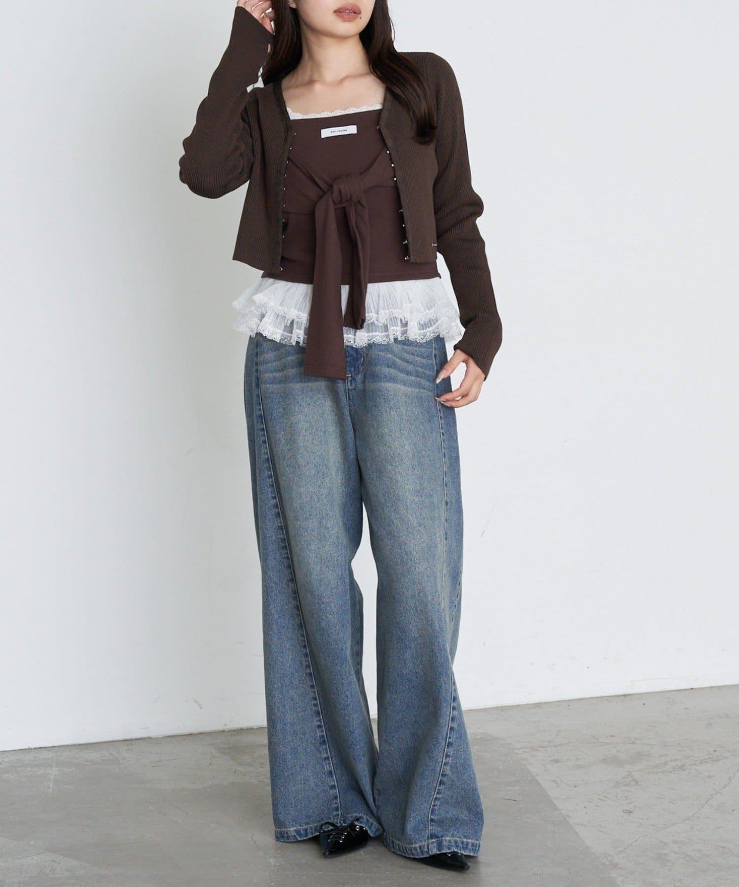 【Ray Cassin】簡約紐釦針織開衫