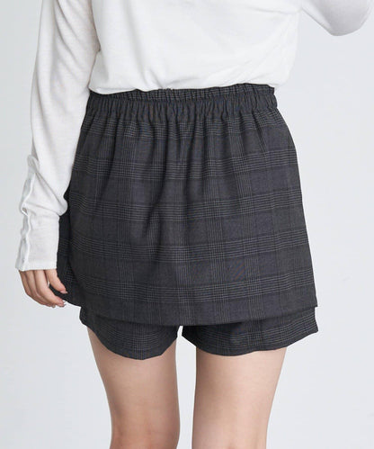 【RAY CASSIN】開衩疊穿半身裙褲