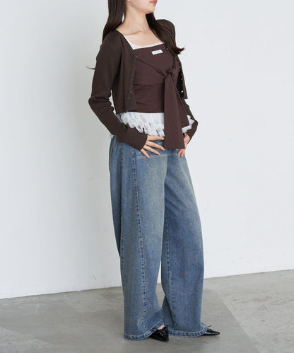 【Ray Cassin】簡約紐釦針織開衫