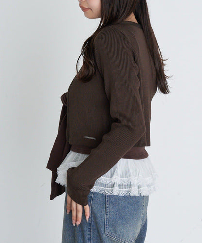 【Ray Cassin】簡約紐釦針織開衫